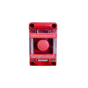 Botoeira IP66 - Vermelha C/ Contatos